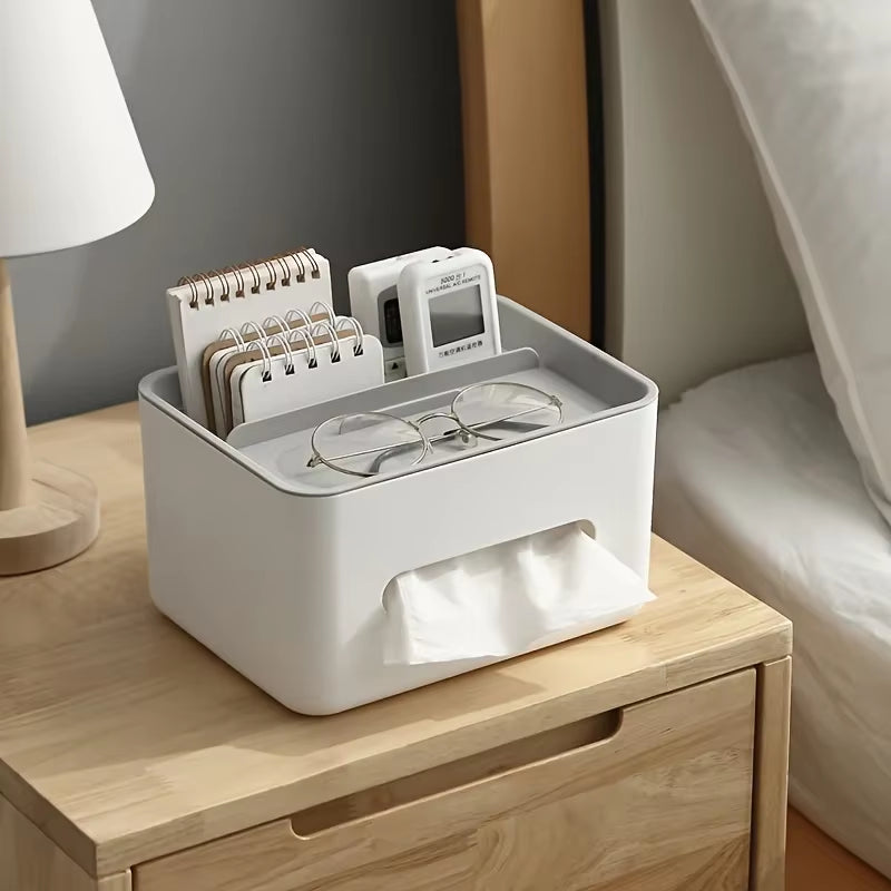 Desktop Storage Box, Tissue Box, Drawer, Paper Box, Multifunctional Remote Control, Miscellaneous Storage Rack, Desktop Storage